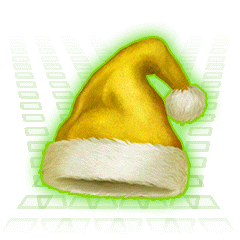 黄金クリスマス帽